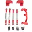 HFTOY MN82 Series RC Ô Tô Mô Hình Nâng Cấp Phần Trục Sau Bộ Braet Chuyển Đổi 4 Liên Kết Cho LC79 RC Piup Tru Sửa Đổi Phụ Kiện ~