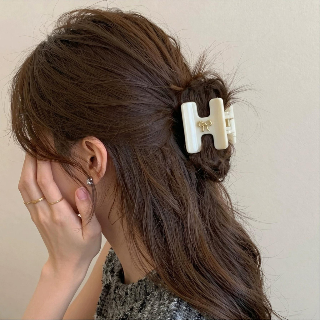 Kẹp tóc chữ H Hàn Quốc Kẹp tóc nữ cá mập