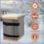 Vỏ ngoài trời Bee Hive 5 lớp có thể điều chỉnh chống thấm nước Vỏ cách nhiệt tổ ong Dụng cụ làm ấm cho sân sân mueadsyvn