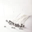 Set 100 Tim Nến, Bấc Nến đã nhúng sáp và kẹp đế sẵn, nguyên liệu làm nến bơ, nến thơm-GIOVA