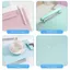 Clipboard GETVOW A4, có khe cắm bút Giấy viết màu Morandi, Hộp đựng tài liệu chống nước PP dành cho học sinh