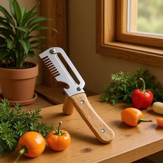 Thép không gỉ Xẻng Hành Dụng Cụ Tiện Dụng Gia Đình Đa Năng Cắt Rau Mực Cắt Hoa Dụng Cụ Nhà Bếp Hành Sắc Nét