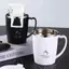 Maybest 350ml Cốc giữ nhiệt bằng thép không gỉ 304 Cốc cà phê có tay cầm Bình chân không chống rò rỉ Cốc cách nhiệt Bình nước giữ nhiệt di động {VN}