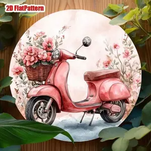 HELLOYOUNG Retro Hoa Hồng Trang Trí Kim Loại, Treo Tường Cổ Điển Cho Phòng Khách Quà Tặng Trang Trí Nhà