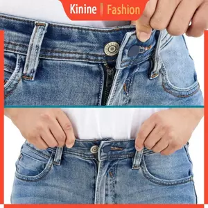 Quần KIN Nút mở rộng eo Nút mở rộng cao su linh hoạt cho nam và nữ