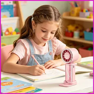 Quạt di động mini có thể điều chỉnh Thiết bị yên tĩnh Quạt cầm tay mini 3 tốc độ cho chuyến dã ngoại mùa hè Trường đi biển lyuvn