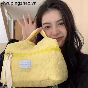 Ins Style Kẹo Màu Túi Đựng Mỹ Phẩm Dung Tích Siêu Lớn Lưu Trữ Túi Đựng Mỹ Phẩm Cao Cấp Hộp Bảo Quản Di Động