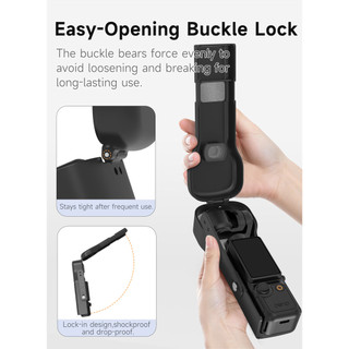 Dành Cho DJI Osmo Pocket 4 / 3 Vỏ Bảo Vệ Bỏ Túi 4 Hộp Bảo Quản Thân Lật Bao Lọc Phụ Kiện Bảo Quản