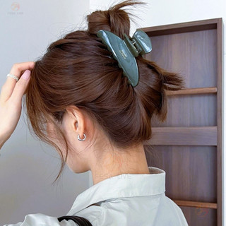Kẹp Tóc Cá Mập Màu Morandi Hàn Quốc, Kích Thước Lớn