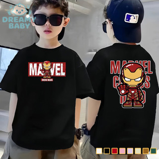 COD✅ (Hồ Chí Minh)DREAMY BABY Áo thun ngắn tay trẻ em hình người nhện hoạt hình Thoải mái, phù hợp cho bé trai