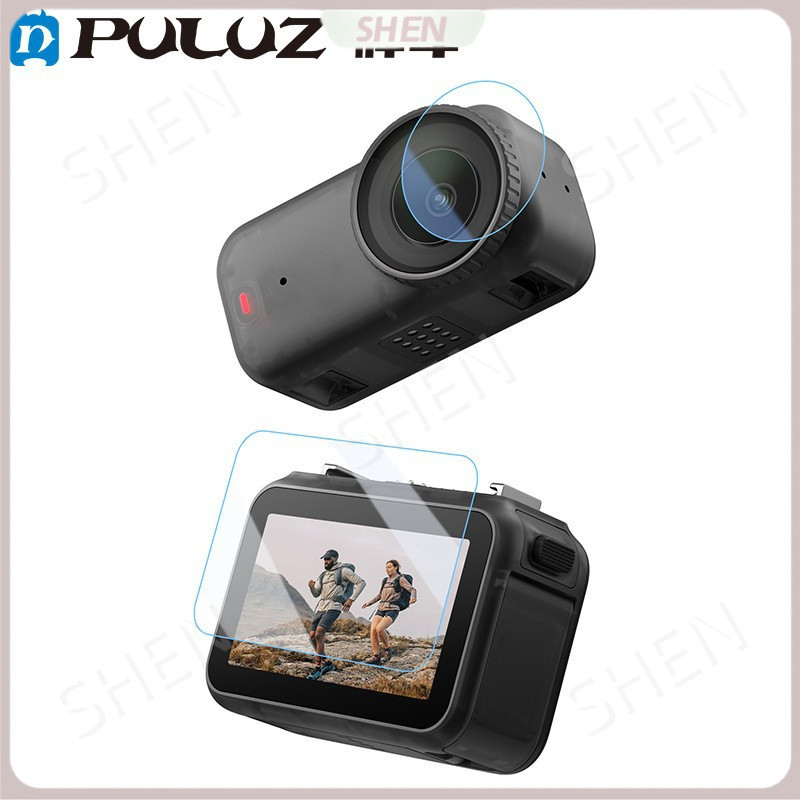 PULUZ Fat Niu Thích hợp cho DJI DJI Osmo Nano Màn hình máy ảnh thể thao Phim cường lực + Phim Hydrogel ống kính