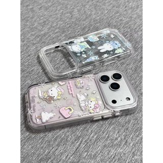 Ốp Điện Thoại Thích Hợp Cho iPhone 7 8 X XS XR XSMAX 11 12 13 14 15 16 17 Pro max Plus Air Snowflake Miffy Rabbit kt Cat Vỏ Bảo Vệ Chống Sốc Bao Gồm Tất Cả ZGSV