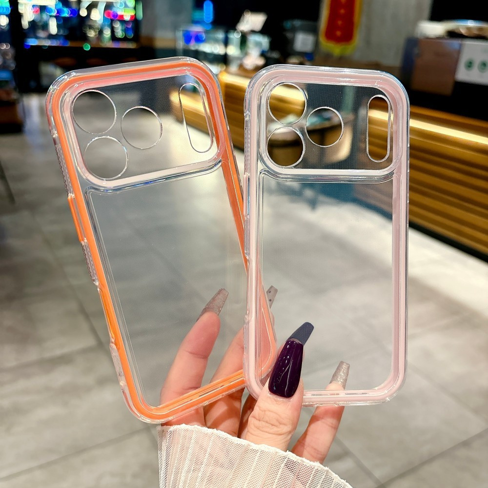Ốp Điện Thoại Mềm Chống Rơi Độ Dày Cho iPhone 17 16 15 Pro PROMAX 17 Air Plus Chống Sốc Không Vàng