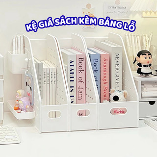 Khay Đựng Tài Liệu Chia Ngăn Nhựa Cao Cấp, Kệ Để Sách Vở Hồ Sơ Để Bàn Làm Việc Gọn Gàng Ngăn Nắp