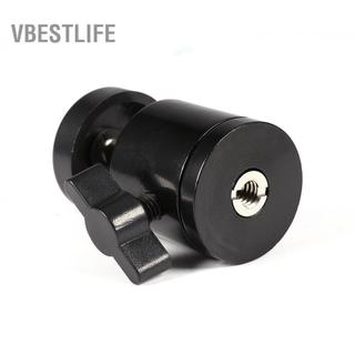 VBESTLIFE Đầu bóng xoay 360 độ Giá đỡ đầu bi mini cho chân máy ảnh 1/4 Giá đỡ đèn flash 3/8