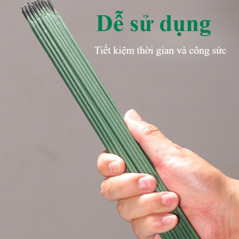 Que Hàn Xanh 2.0mm Hàn Sắt & Vật Liệu Mỏng | Mối Hàn Đẹp – Dễ Tróc Xỉ – Phù Hợp Máy Hàn Mini