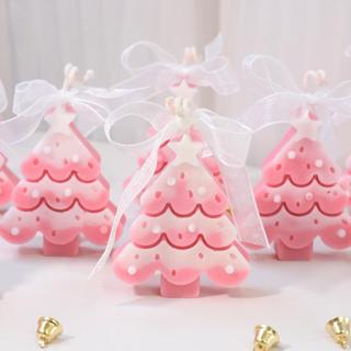 Mini Christmas Tree - Nến thơm Cây thông mini (30g - 7,5x6cm) (Thông phủ tuyết)