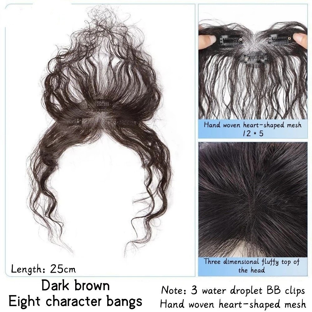 TỰ NHIÊN Kẹp Bằng Nổ, Len Mỏng Handmade Tóc Con Người Nổ, Đế Vô Hình Ren Xoăn Họa Tiết Ren Thụy Sĩ Ren Hairline Tóc hói đầu
