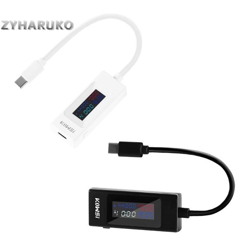Máy đo dòng điện áp ZYARUKO Công suất USB Đồng hồ đo Ampe kế thời gian làm việc Công suất Vôn kế