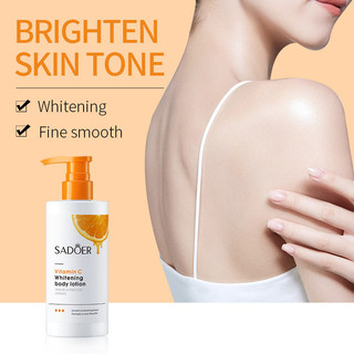 SADOER Sữa Dưỡng Thân Vitamin C Làm Trắng Toàn Thân Mờ Thâm Nách Dưỡng Ẩm Da Mịn Mượt Chiết Xuất Cam