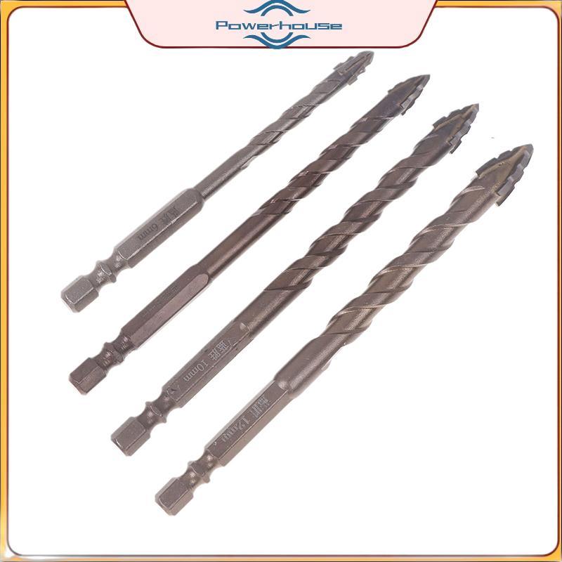 Mũi khoan răng cưa bốn lưỡi được nâng cấp điện để khoan gạch và bê tông Mũi khoan điện đặc biệt có độ cứng cực cao.