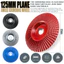 125mm Chế Biến Gỗ Góc Mài Đĩa Chế Biến Gỗ Mài Định Hình Đĩa Phẳng Bevel Đánh Bóng Bánh Xe Chế Biến Gỗ DIY Dụng Cụ NQOB