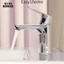 Vòi nước nóng lạnh KOHLER Leo một lỗ cho chậu rửa mặt, vòi chậu rửa âm tường K-72275T-4-CP/K98868