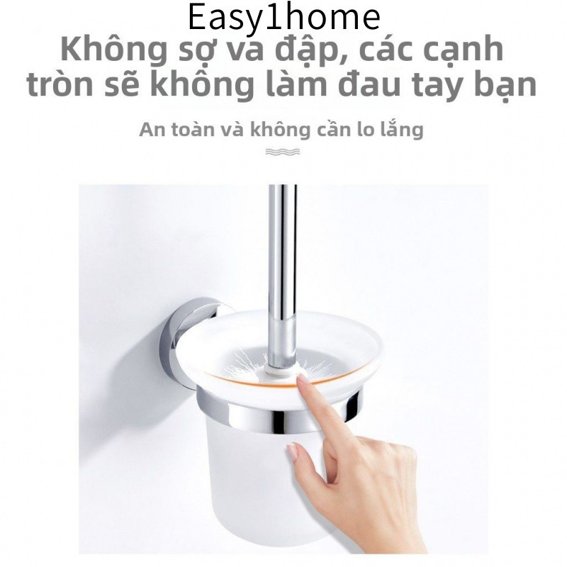 【 KOHLER 】Bàn chải toilet bằng thép không gỉ không cần khoan, dụng cụ vệ sinh toilet không góc chết, bàn chải toilet lôn
