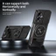 Armor Slide Lens Funda cho OPPO A59 4G Global Case Xoay Vòng Giá Đỡ Từ Tính Cho OPPO A2M 5G Trung Quốc Ốp Lưng Chân Đế Capa