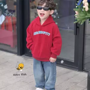 Áo Hoodie Lót Lông Nhung In Số 88 Cho Bé Trai Bé Gái – Áo Thu Đông Dài Tay Mềm Mịn,