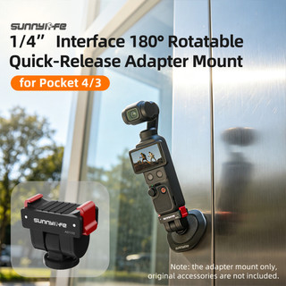 Dành Cho DJI Osmo Pocket 4 / 3 Bộ Chuyển Đổi Phát Hành Nhanh 1 / 4 "Lỗ Ren 180 ° Túi mở rộng có thể điều chỉnh 4 phụ kiện