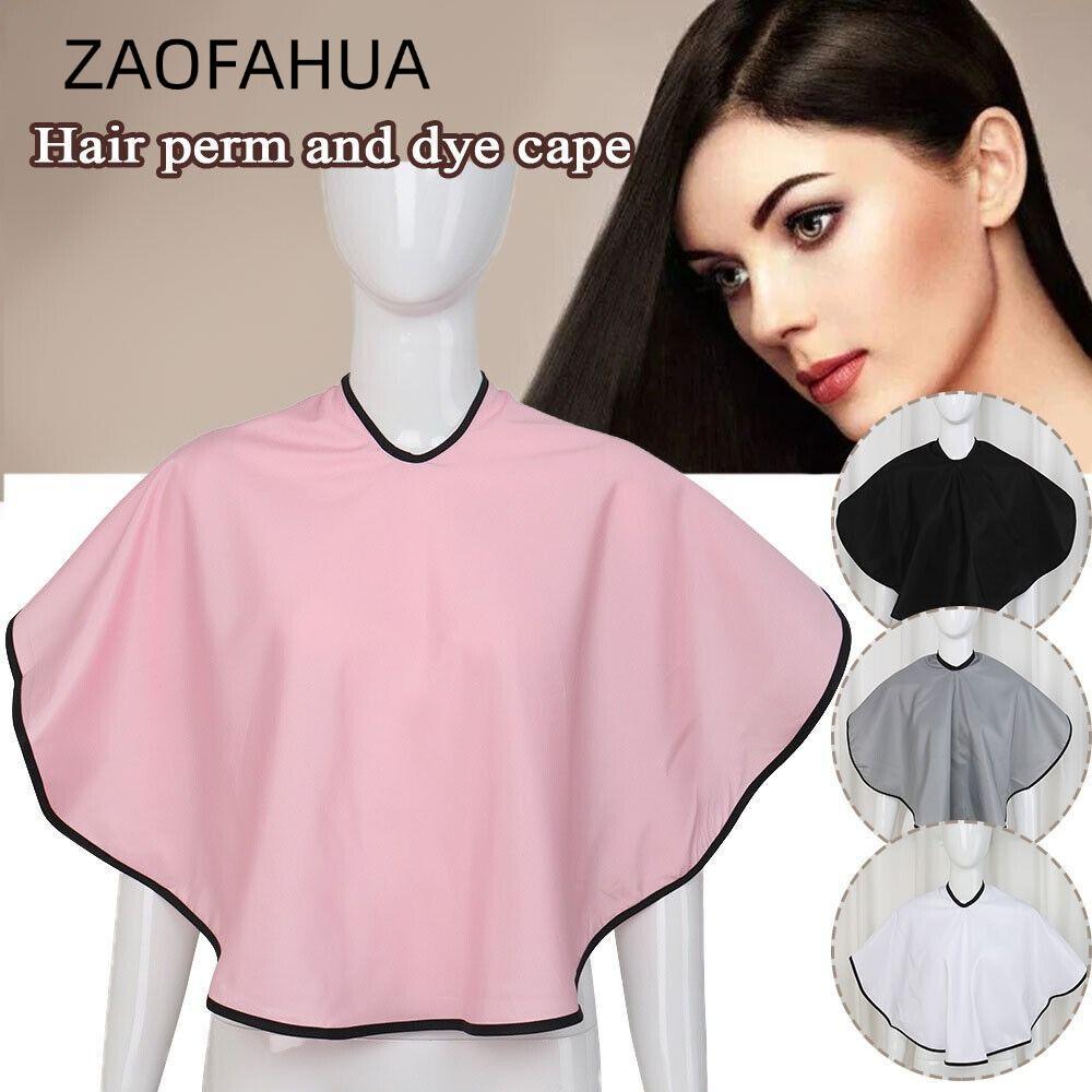 Khăn choàng nhuộm tóc ZAOFAHUA, Mũi cắt tóc chống tĩnh điện chống thấm nước, Dụng cụ Salon Vải làm tóc có thể tái sử dụng