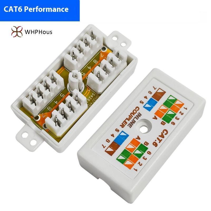 < WHPHous-t > 1 Cái Inline Punchdown Krone Coupler Joiner Cho Cat6 / Cat5E Cáp Mạng Ethernet RJ45 Hộp Thông Tin Máy Tính Để Bàn Hộp Nối Đẹp