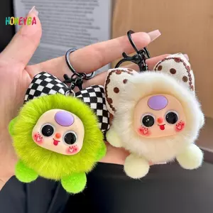 < Honeyba > Hoạt Hình Dễ Thương Sang Trọng Búp Bê Móc Khóa Tinh Tế Mềm Nhồi Bông Mặt Dây Chuyền Quyến Rũ Túi Treo Trang Trí Bé Gái Quà Tặng Đẹp