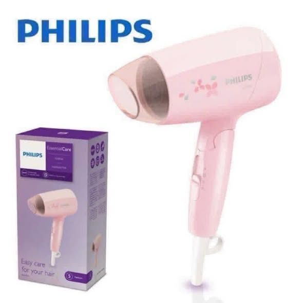Máy Sấy Tóc Philips BHC010 Chính Hãng, Công Suất 1200W, Nhỏ Gọn Tiện Lợi