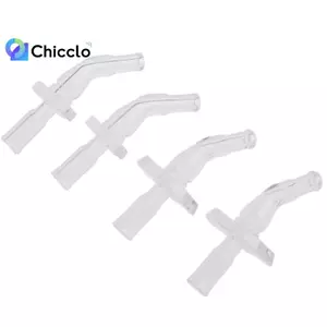 2 Ống hút uống nước có thể tái sử dụng Phụ kiện thay thế ống hút cốc silicon dự phòng Đẹp