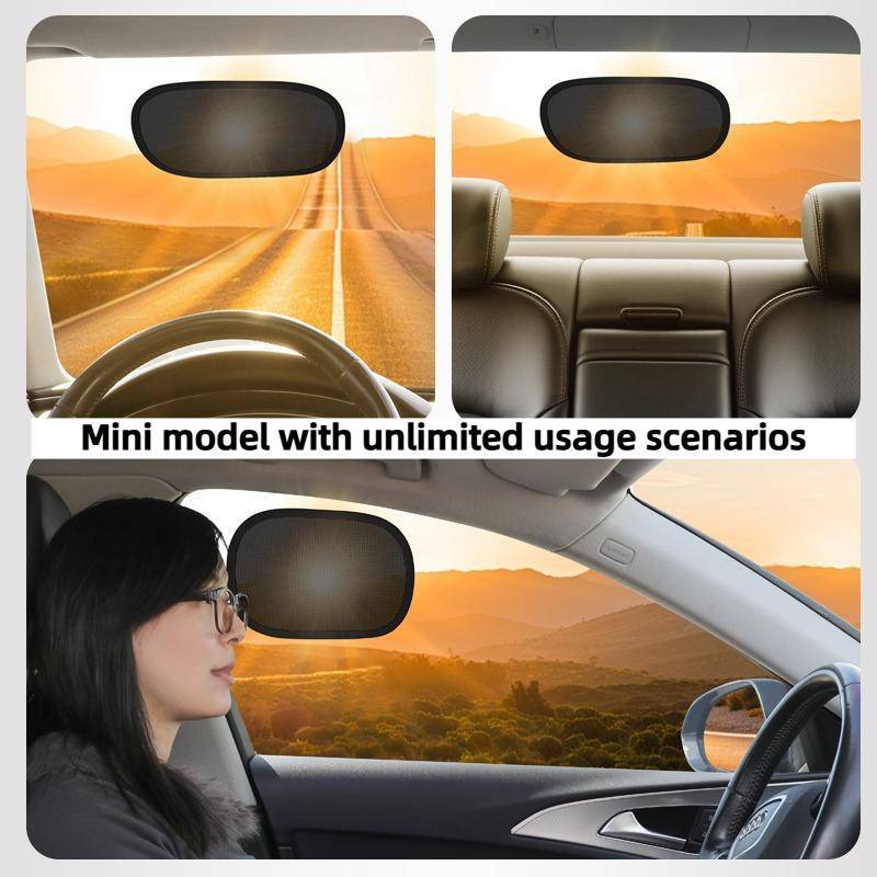 CANAMEK Tấm Che Nắng Cửa Sổ Ô Tô Mini Phim Tĩnh Điện Không Dấu Vết Tia UV Áo Cho Bên Cửa Sổ Mùa Hè Chống Nắng CSF