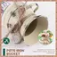 Bàn Shabby Sắp Xếp Quà Tặng Thủ Công Trang Trí Nhà Cửa Vintage Chậu Sắt Xô Cưới Bình Hoa Phong Cách Nông Thôn -Beige (R F C V)