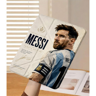 Ốp Lưng Lionel Messi cho iPad A16 Air 4/5/6/7/8 Pro 11 12.9 Y-fold Leo Messi cho iPad Gen 12 11 10 9 8 7 6 5 Mini6/7