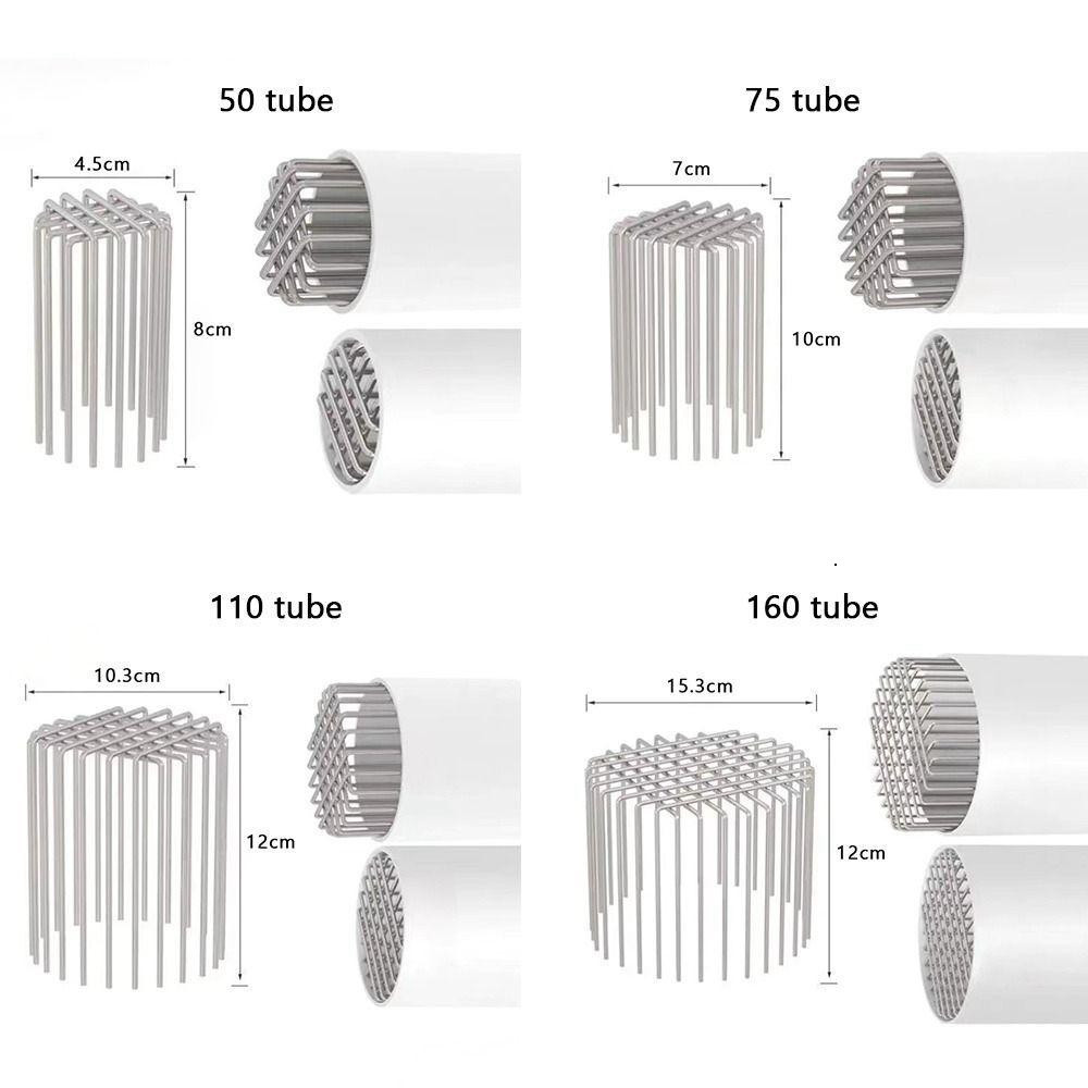 Lưới lọc inox 201 chống động vật cho ống xả xuống cống lưới tròn chống nghẹt Lọc rác،Đa kích cỡ، Bảo vệ ống xả thải