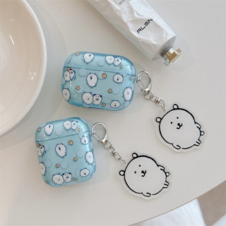 Gấu tự nhại cho Airpods4 AirPods 1 / 2 3 Pro Pro Pro2 pro3 Bộ tai nghe Bluetooth không dây Vỏ bảo vệ tai nghe AirPods Pro i3 i4 pro3
