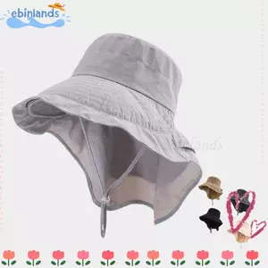 Mũ chống nắng nữ EBINLANDS, Mũ chống nắng mùa hè có thể điều chỉnh chống tia cực tím, Bảo vệ cổ Mũ đi bộ đường dài ngoài trời vành rộng