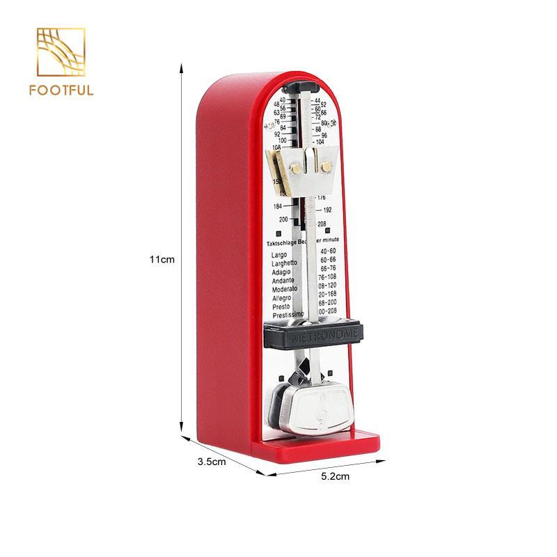 Cơ Metronome Bộ Điều Khiển Tempo Độ Chính Xác Cao Công Cụ Âm Nhạc Di Động Cho Đàn Piano Đàn Guitar Violin Trống Saxophone Người Mới Bắt Đầu