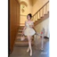 ĐẦM REN TRỄ VAI CHOÀNG LƯỚI FORM BÍ BYJOLIE p365
