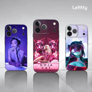 TP-1 Singer D-Doja Cat Ốp Điện Thoại IPhone 17 16 15 14 13 12 11 Pro Max Plus Mini Đen Mờ Vỏ Mềm Funda