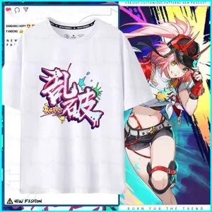 SY3 Honkai Star Rail Rappa trò chơi vai trò mới Vải Cosplay 3D mùa hè Áo thun Anime tay ngắn hàng đầu YS3