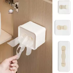 Maybest Treo Tường Mặt nạ Hộp Bảo Quản Túi Đựng Rác Hộp Đựng Cho Găng Tay Bọc Nhựa Hộp Đựng Tủ Bếp Cửa Sắp Xếp Hộp {VN}