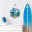 HELLOYOUNG Treo Kim Loại Seagull Thuyền Thuyền Thuyền Biển, Bãi Biển Trang Trí Chào Mừng Cho Cửa Tường Sân