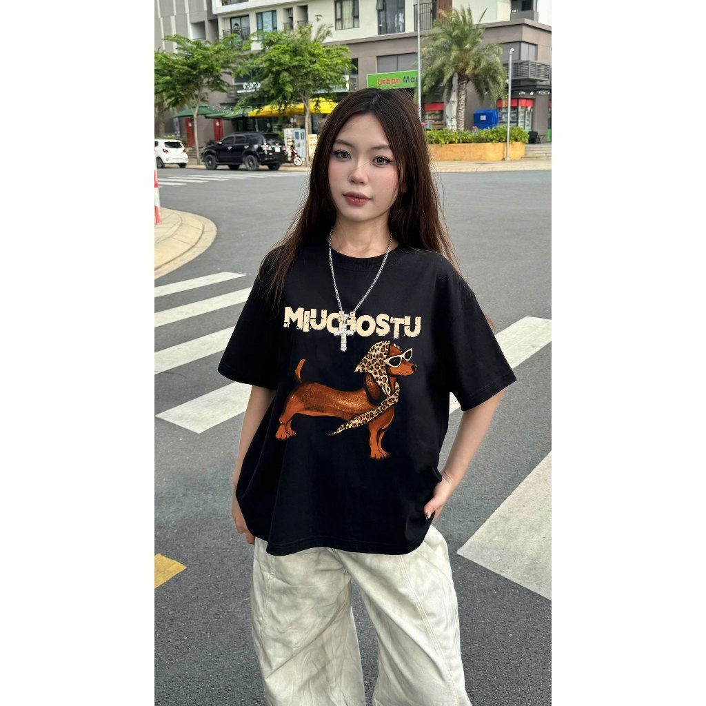 （Giao hàng 24h）Angela Áo Thun 100% Cotton BIG SIZE Áo thun ngắn tay dáng in hình cách mới dành cho nữ Local Brand