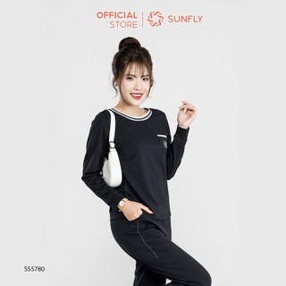 Bộ thể thao nữ cotton áo dài quần dài SS5780